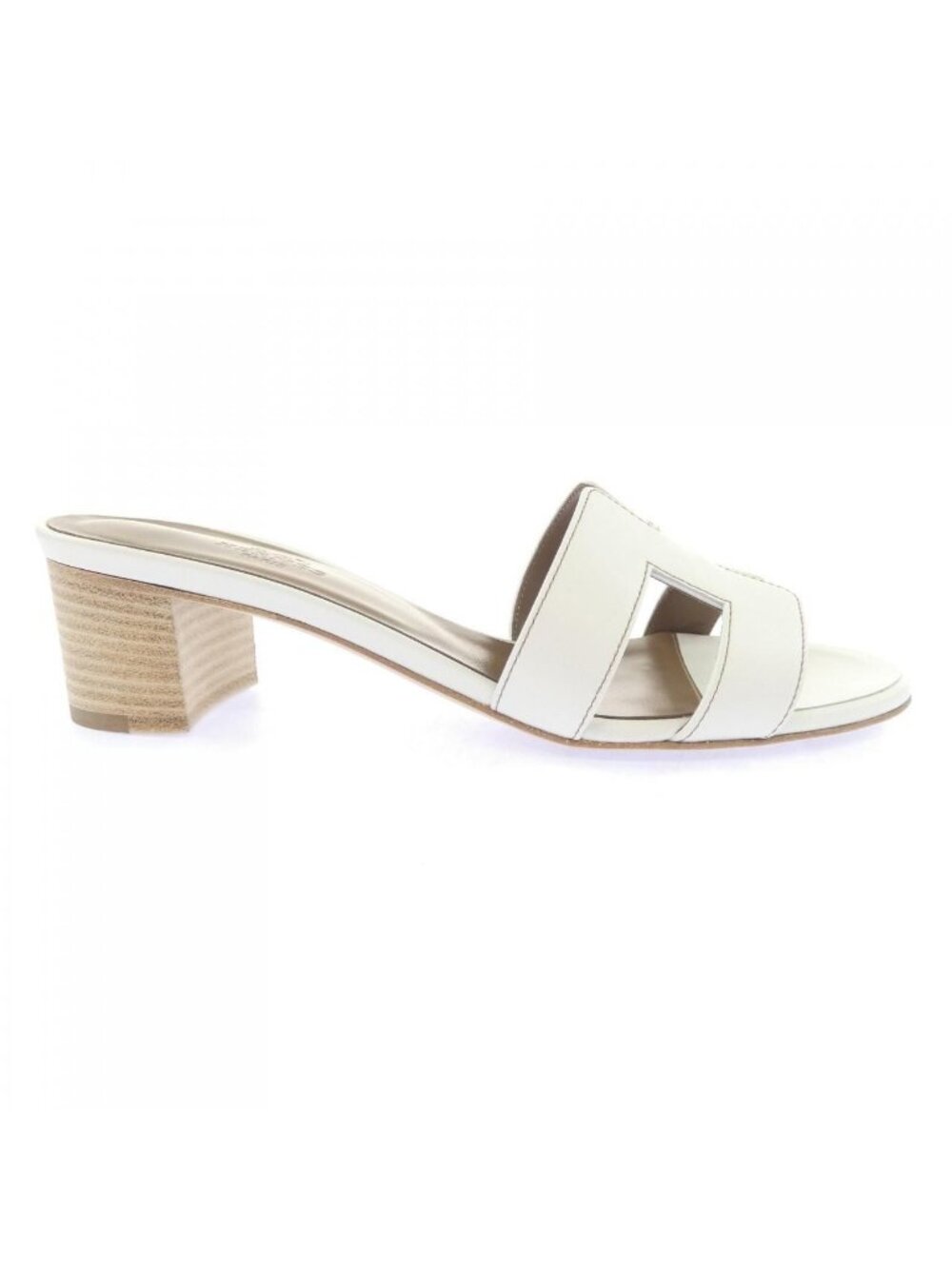 Hermes Oasis Sandals White